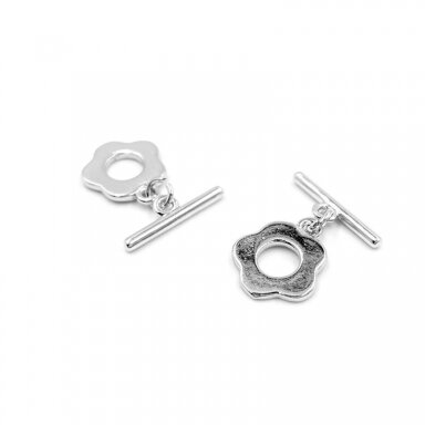 14x15mm platinos sp. nerūdijančio plieno perkišamas užsegimas, 1vnt. 14x15mm platinos sp. nerūdijančio plieno perkišamas užsegimas, 1vnt.