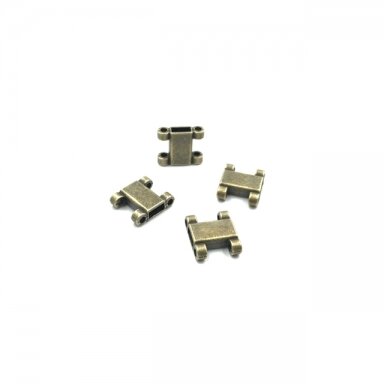 14x16mm žalvario sp. intarpai, 8vnt.