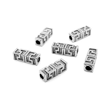 14x5mm sidabro sp. intarpai, 15vnt.