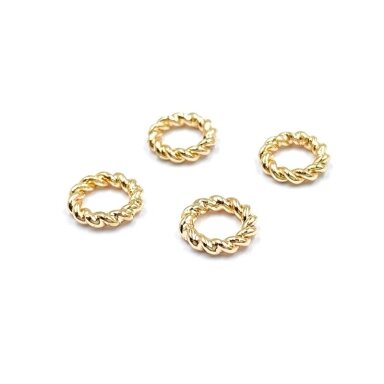 1,4x6mm 14k aukso sp. nerūdijančio plieno intarpas, 4vnt. 1,4x6mm 14k aukso sp. nerūdijančio plieno intarpas, 4vnt.