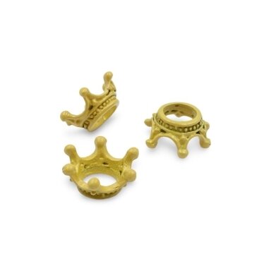 14x6mm geltonos sp. intarpas karūna, 1vnt.