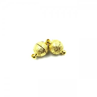 14x8mm aukso sp. magnetiniai užsegimai, 2vnt.