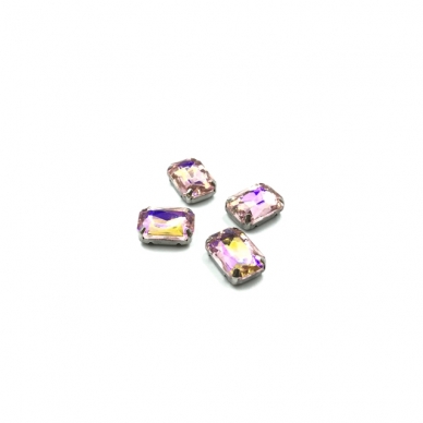 14x10mm švelnios rožinės AB sp. kristalai sidabro sp. rėmeliuose, 4vnt. 14x10mm švelnios rožinės AB sp. kristalai sidabro sp. rėmeliuose, 4vnt.