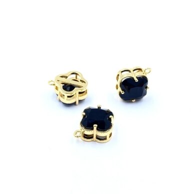 14x11mm 14k aukso sp. nerūdijančio plieno pakabukas dobiliukas, 1vnt. 14x11mm 14k aukso sp. nerūdijančio plieno pakabukas dobiliukas, 1vnt.