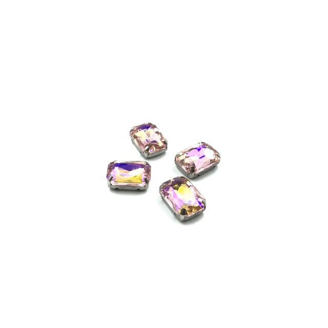 14x10mm švelnios rožinės AB sp. kristalai sidabro sp. rėmeliuose, 4vnt. 14x10mm švelnios rožinės AB sp. kristalai sidabro sp. rėmeliuose, 4vnt.