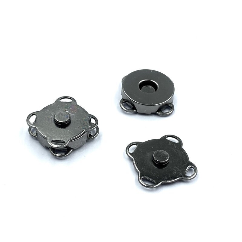14mm juodintos sp. prisiuvamas magnetinis užsegimas rankinėms, 3vnt.