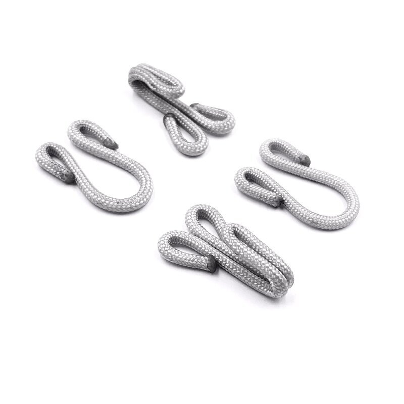14mm pilkos sp. prisiuvami kabliukai drabužiams, 2vnt.