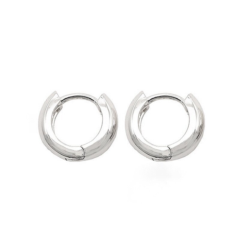 14mm sidabro sp. nerūdijančio plieno auskarų įvėrimai, 2vnt. 1