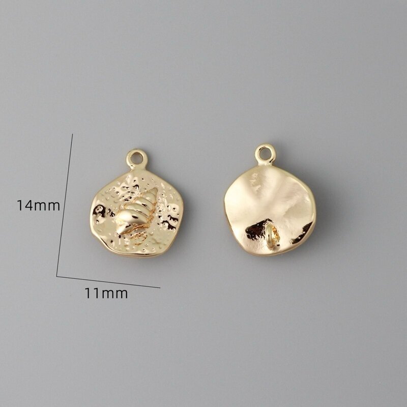 14x11mm rausvo aukso sp. nerūdijančio plieno pakabukas kriauklė, 1vnt. 14x11mm rausvo aukso sp. nerūdijančio plieno pakabukas kriauklė, 1vnt.