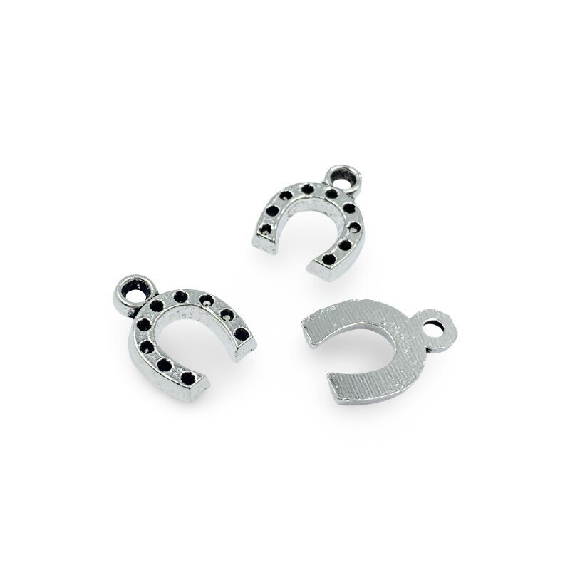 14x11mm sidabro sp. pakabukas pasaga, 1vnt.