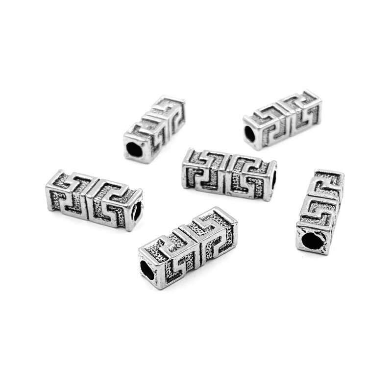 14x5mm sidabro sp. intarpai, 15vnt.