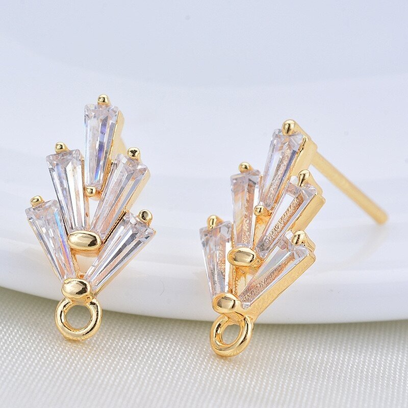 14x8mm 14k aukso sp. nerūdijančio plieno auskarų įvėrimai, 2vnt. 14x8mm 14k aukso sp. nerūdijančio plieno auskarų įvėrimai, 2vnt.