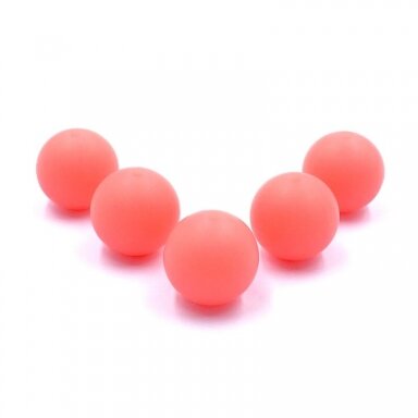 15mm koralų spalvos tamsoje šviečiantys silikoniniai karoliukai, 5vnt. 15mm koralų spalvos tamsoje šviečiantys silikoniniai karoliukai, 5vnt.