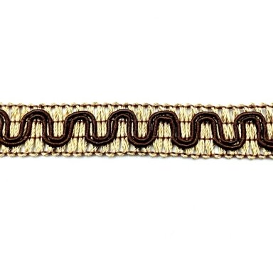 15mm rudos sp. sintetinis nėrinys, 1m