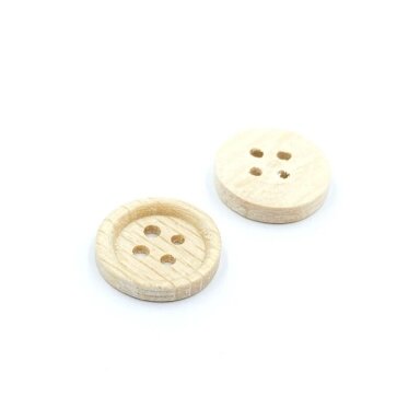 15mm šviesios rudos sp. medinė saga, 4vnt.