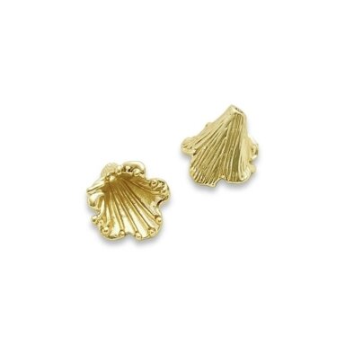 15x13mm 14k aukso sp. nerūdijančio plieno kepurėlė, 1vnt.