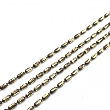 3,1x1,5mm rudos sp. grandinėlė, 1m.