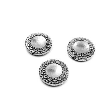 15x15mm sidabro sp. intarpai, 6vnt.