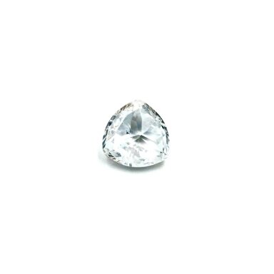 15x15mm skaidrios sp. trikampio formos cirkonis, 1vnt.