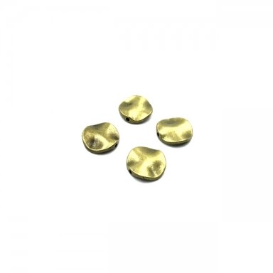 15x15mm žalvario sp. intarpai, 7vnt.