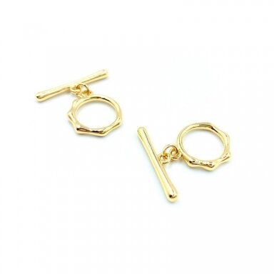 15x20mm 14k aukso sp. nerūdijančio plieno perkišamas užsegimas, 1vnt. 15x20mm 14k aukso sp. nerūdijančio plieno perkišamas užsegimas, 1vnt.