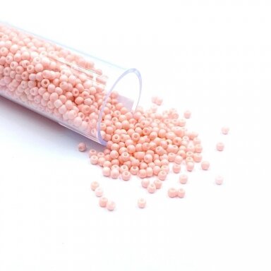 1,5x2mm rožinės sp. biserio karoliukai, ±12g