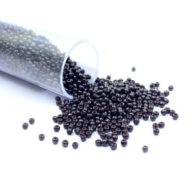 1,5x2mm rudos sp. biserio karoliukai, ±12g