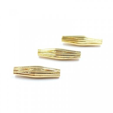 15x4mm 14k aukso sp. nerūdijančio plieno intarpas, 3vnt. 15x4mm 14k aukso sp. nerūdijančio plieno intarpas, 3vnt.