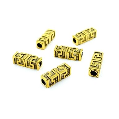 15x5mm aukso sp. intarpai, 15vnt.