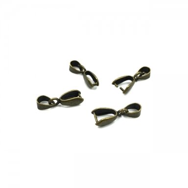 15x5mm žalvario sp. pakabukų laikiklis, 10vnt.