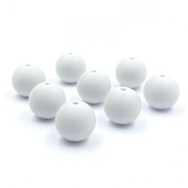 15mm pilkos sp. silikoniniai karoliukai, 8vnt. 15mm pilkos sp. silikoniniai karoliukai, 8vnt.