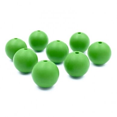 15mm žalios sp. silikoniniai karoliukai, 8vnt. 15mm žalios sp. silikoniniai karoliukai, 8vnt.