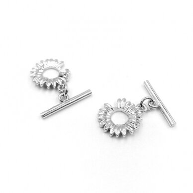 15x17mm platinos sp. nerūdijančio plieno perkišamas užsegimas, 1vnt. 15x17mm platinos sp. nerūdijančio plieno perkišamas užsegimas, 1vnt.