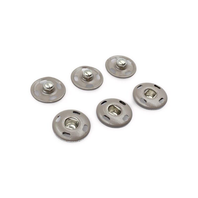 15mm kreminės sp. metalinės spaudės, 3vnt.