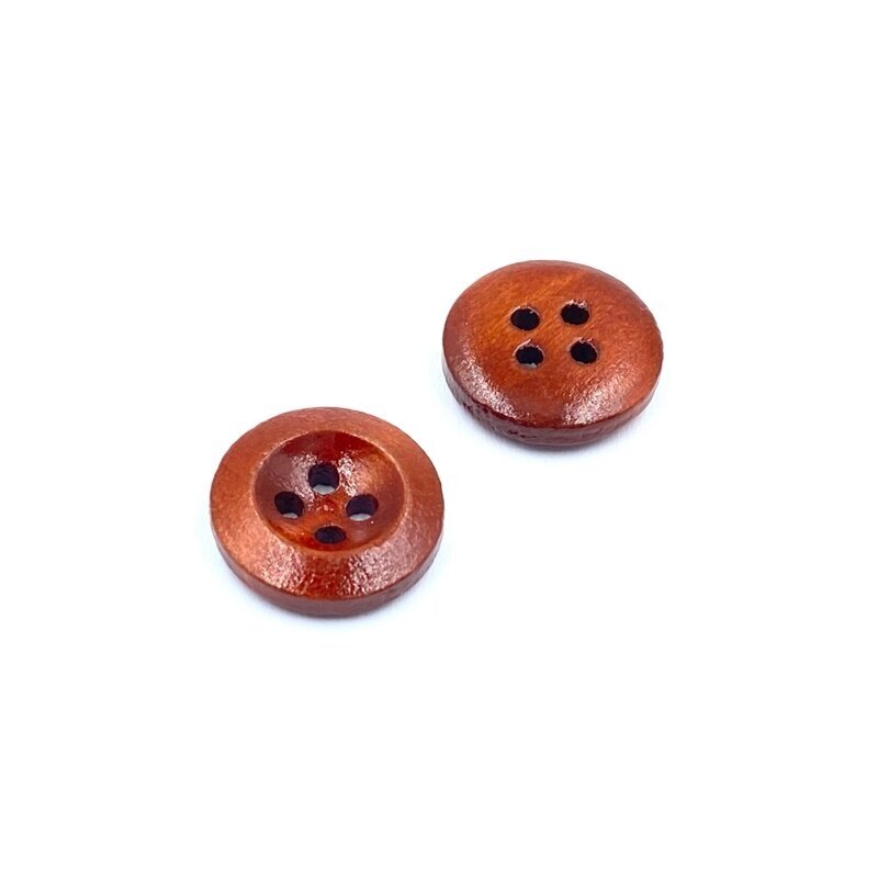 15mm rausvos sp. medinė saga, 6vnt.