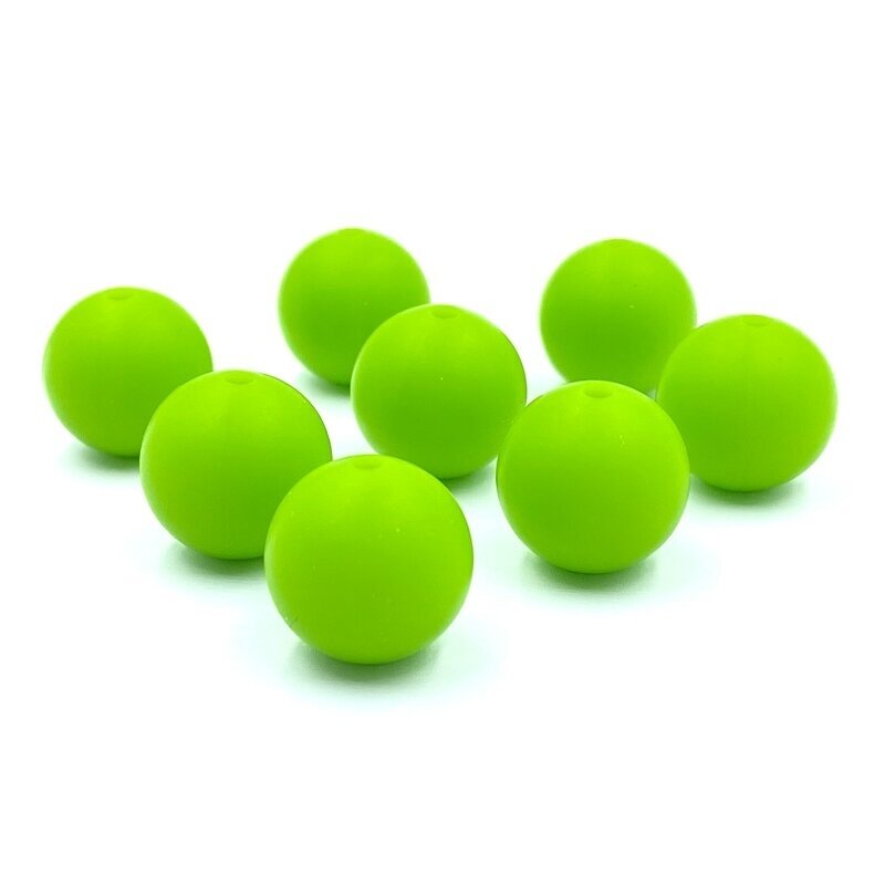 15mm salotinės sp. silikoniniai karoliukai, 8vnt. 15mm salotinės sp. silikoniniai karoliukai, 8vnt.
