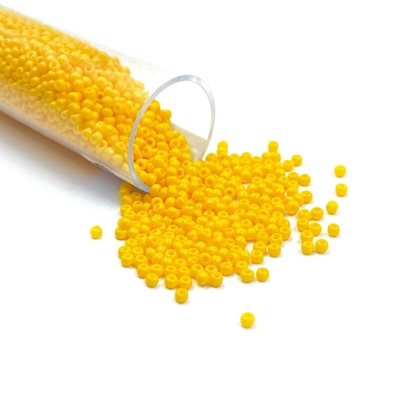 1,5x2mm oranžinės sp. biserio karoliukai, ±12g