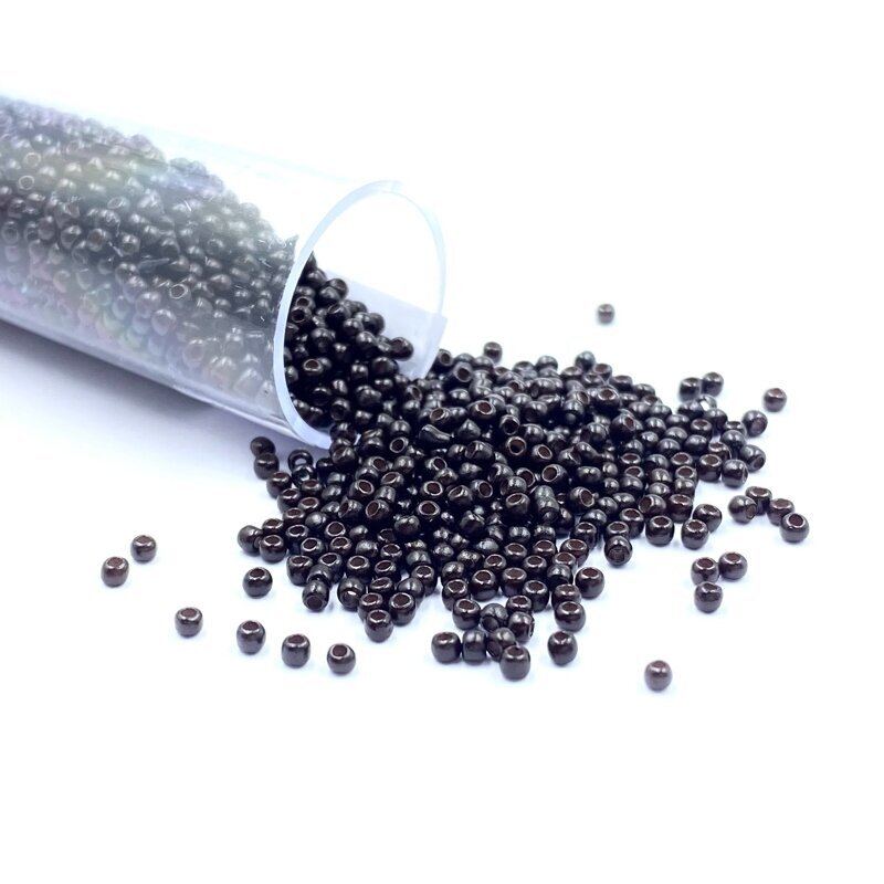 1,5x2mm rudos sp. biserio karoliukai, ±12g