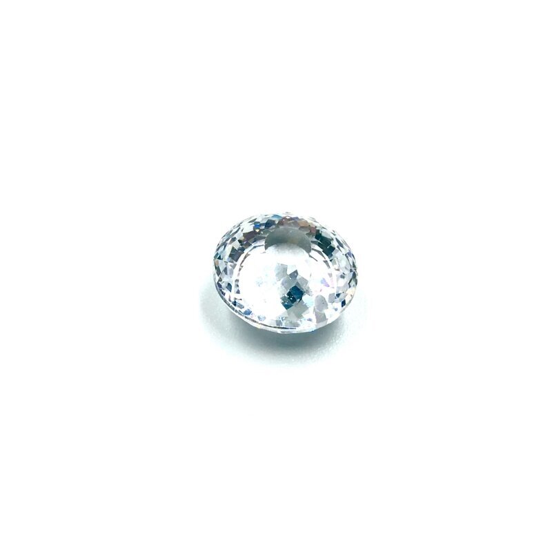 15x8mm skaidrios sp. disko formos cirkonis, 1vnt.