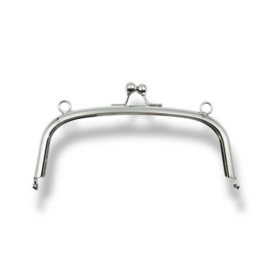 16,5cm nikelio sp. metalinis rankinės užsegimas, 1vnt. 16,5cm nikelio sp. metalinis rankinės užsegimas, 1vnt.