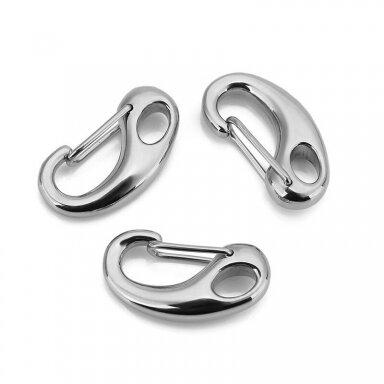 16mm platinos sp. nerūdijančio plieno užsegimas, 1vnt.