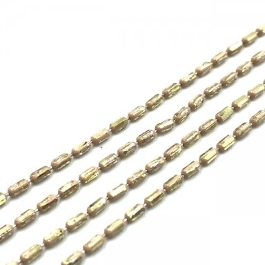 3x1,5mm šviesiai rudos sp. grandinėlė, 1m.