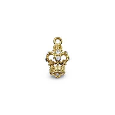 16x10mm aukso sp. pakabukas karūna, 1vnt.