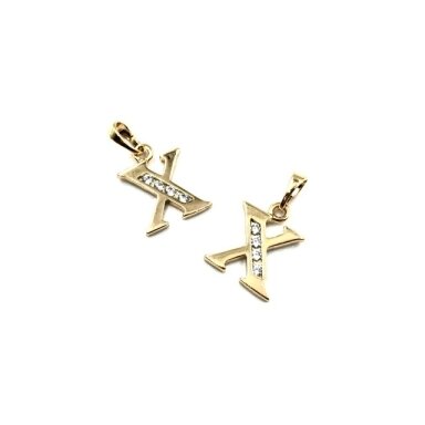 16x13mm rausvo aukso sp. nerūdijančio plieno pakabukas su cirkoniais X raidė, 1vnt. 16x13mm rausvo aukso sp. nerūdijančio plieno pakabukas su cirkoniais X raidė, 1vnt.