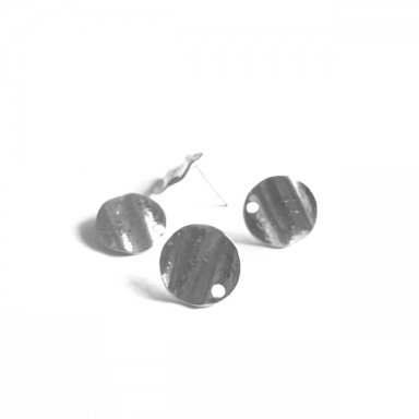 16x16mm sidabro sp. auskarų įvėrimai, 4vnt.