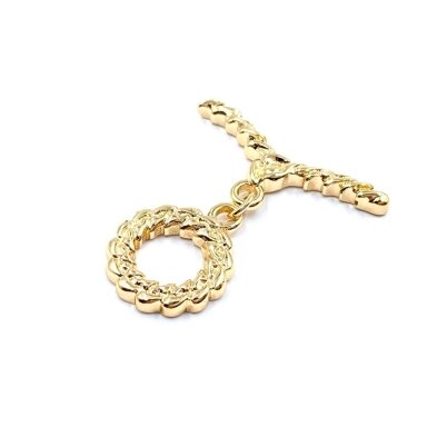 16x25mm 14k aukso sp. nerūdijančio plieno perkišamas užsegimas, 1vnt. 16x25mm 14k aukso sp. nerūdijančio plieno perkišamas užsegimas, 1vnt.