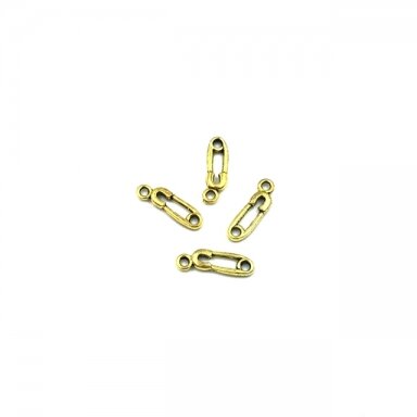 19x6mm aukso sp. pakabukas žiogelis, 28vnt.