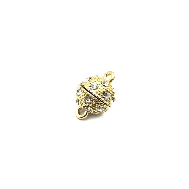 16x11mm rausvo aukso sp. magnetinis užsegimas, 1vnt.