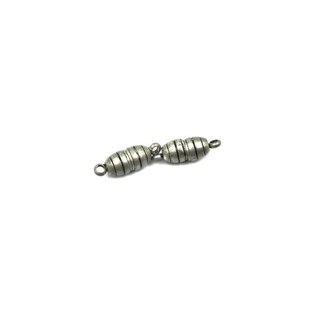16x5mm juodintos sp. magnetiniai užsegimai, 2vnt.