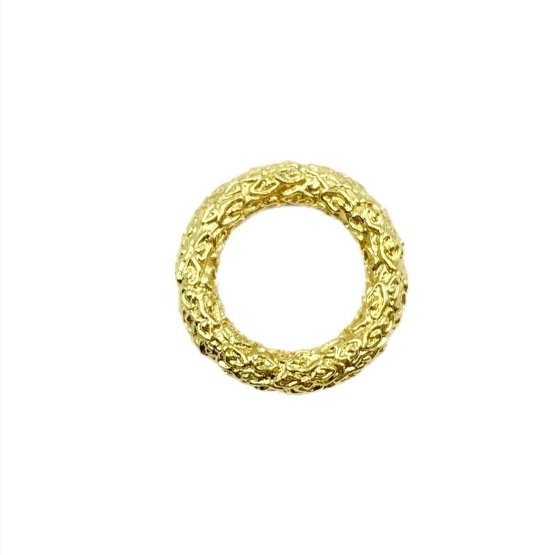 16mm 18k aukso sp. nerūdijančio plieno intarpas, 1vnt.